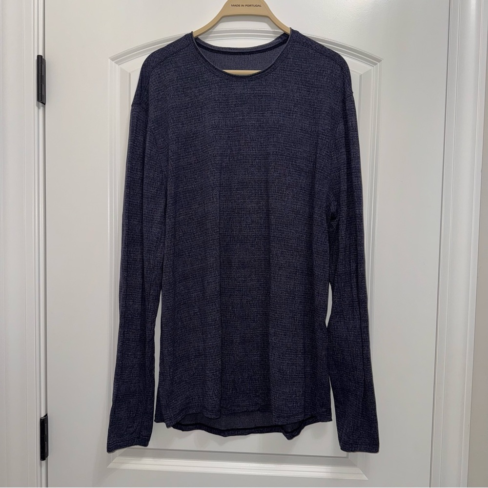Lululemon Navy blue Long Sleeve Shirt large men’s